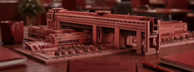 French Ministry of Economy and Finance building in Bercy, Paris, representing the September 1, 2026 France e-invoicing deadline