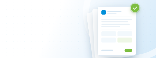 Illustration of a validated, checkmark-approved e-invoice, representing France's e-invoicing mandate one month after its September 2026 go-live and the road to the September 2027 SMB deadline